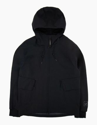 C.P. Company Mens Cp Company Metropolis Series Metroshell Hooded Jacket Black 999 - Size: Regular/46