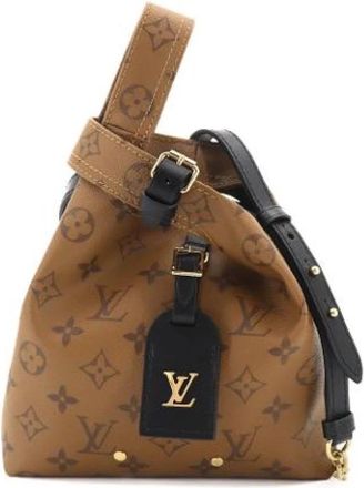 Louis Vuitton Pre-owned Vintage Monogram Reverse Handtas - Dames - Vintage Handtas - Bruin - ONE Size - Leer - Vintage