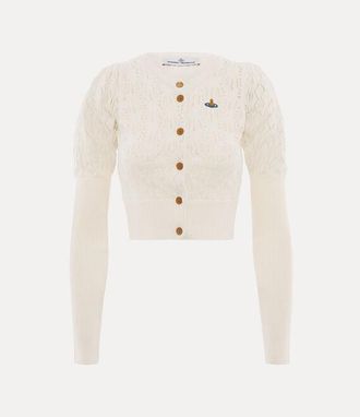 Vivienne Westwood Ella Cardigan Cotton Cream XS Women