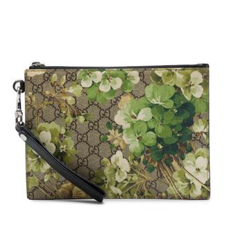 Gucci Pre-owned Gucci GG Supreme Blooms Clutch Unisex POR75FDUVRJXY2LG