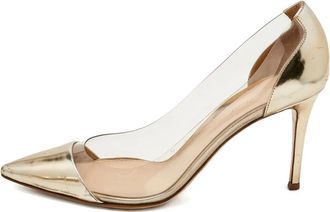 Gianvito Rossi Pumps in pelle - Oro