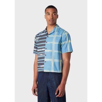 Emporio Armani Mens Shirt in Multi colour - Multicolour Cotton - Size X-Large