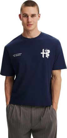 Cotton On Mens Cropped Fit Alfa Romeo T-Shirt in Lcn Alf Indigo Alfa Romeo - at Nordstrom, Size X-Large