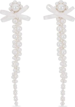 Simone Rocha Orecchini pendenti con perle - Toni neutri