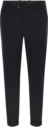 Roberto Ricci Design Tailored Fit Chinos - Heren - Chinos - Blauw - 2XL - Leer - Broeken