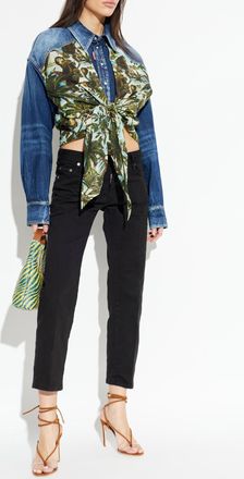 Dsquared2 Denim Jacket, Womens, Navy Blue