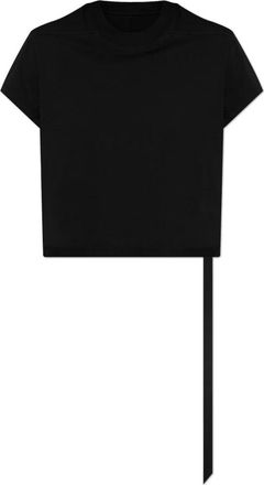 Rick Owens T-shirt Small Level T - Dames - T-shirts - Zwart - L - Katoen - Tops