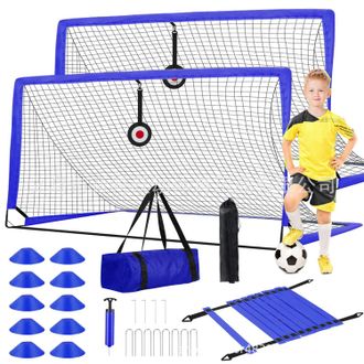 OEM Porter&iacute;a De F&uacute;tbol Port&aacute;til De 1,8 X 1,2 Metros, Poste De Fibra De Vidrio De 9,5 Mm, F&aacute;cil Montaje