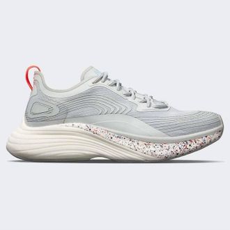 Athletic Propulsion Labs Womens Streamline Running Shoes In Plaster/magenta/speckle
