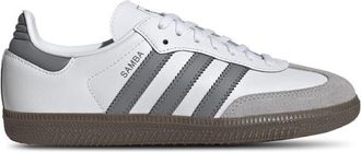 adidas Kids Originals Samba - Boys Grade School Shoes Grey/White Size 05.5