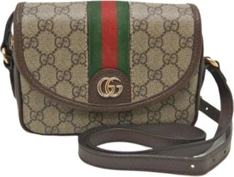 Gucci Pre-owned Cross Body Bags, female, Beige, Size: ONE SIZE Pre-owned Vintage Cross Body Bag