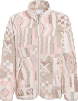 Craghoppers Dames/Dames Dante Patterned Full Zip Fleecejack (Amandel gesuikerd)