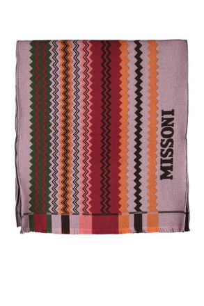 Missoni Red Wool Scarf