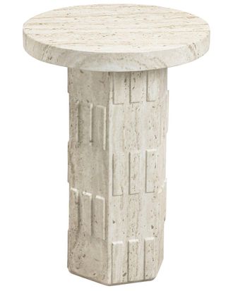 TOV Furniture Tov Furniture Asta Concrete Indoor/Outdoor Side Table