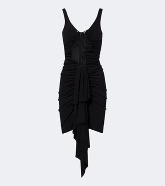 CHRISTOPHER ESBER Salacia ruched jersey minidress