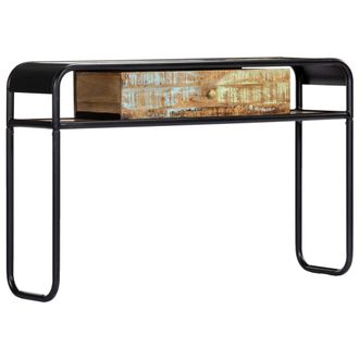 vidaXL Mesa Consola De Madera Maciza Reciclada 118x30x75 Cm Vidaxl
