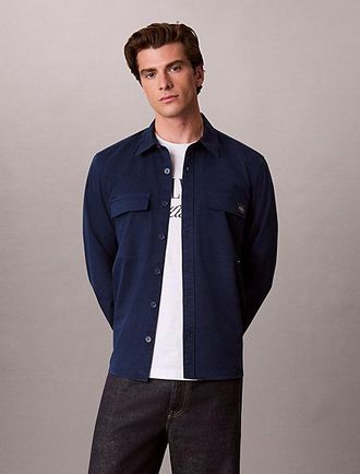 Calvin Klein Sobrecamisa De Trabajo De Algod&oacute;n