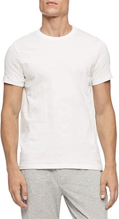 Calvin Klein Underwear Cotton Classics Crew Neck 5-Pack Mens Clothing White : SM