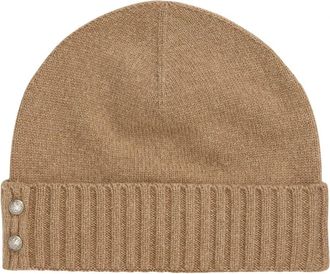 Ralph Lauren Crest Knit Beanie - Dames - Hoeden - Beige - ONE Size - Accessoires