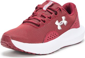 Under Armour Mens Charged Surge 4 Sneaker, (625) Cardinal/Cardinal/White, 9.5 UK