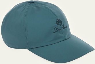 Loro Piana Mens Water-Resistant 6-Panel Baseball Cap