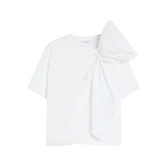 Max Mara Overhemden, Dames, Wit, XL, Katoen, Colle Shirt