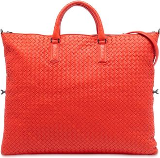 Bottega Veneta Pre-owned Bottega Veneta Maxi Intrecciato Nappa Convertible Satchel 2P8DCE4CZZS7OMXS