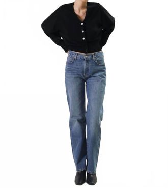 &Eacute;tica Altin Straight Loose Fit Jeans In Blue