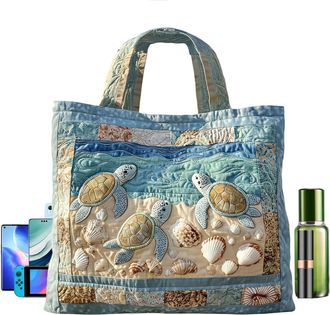 Generic Turtle Shoulder Bag, Oxford Cloth Handbag, 3D Quilting Purse with Stylish Design, Small Carry Bag with Sturdy Material, Fashion Accessory Tool, Bags f