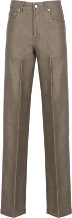 Rick Owens Geth Jeans - Dames - Wijde Broeken - Grijs - W28 - Broeken