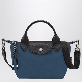Longchamp Xs Le Pliage Energy Bag mit Griff in tintenblauer Farbe
