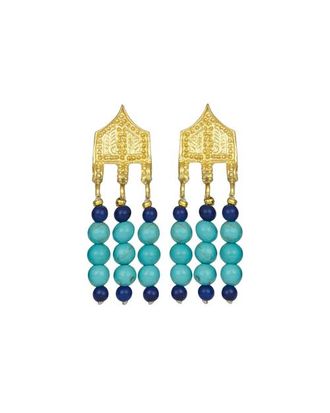 Ottoman Hands Riva Bead Drop Earrings in Gold at Nordstrom