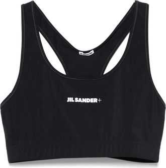 Jil Sander Reggiseno sportivo con stampa - Blu