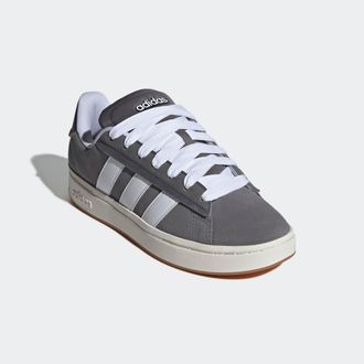 adidas Sneaker ADIDAS SPORTSWEAR GRAND COURT ALPHA, Herren, Gr. 38,5, weiss (grau four, ftwr wei&szlig;, sanftes wei&szlig;), Leder, Synthetik, Schuhe Sneaker, Design in