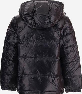 Polo Ralph Lauren Boys Padded Jacket With Logo Black Nylon