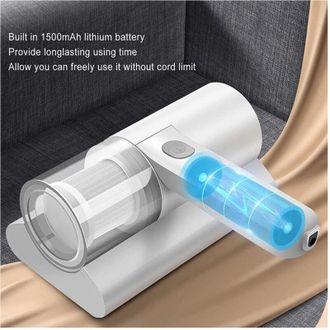 Trade Shop Trade Shop - Aspirador Inal&aacute;mbrico Port&aacute;til Ideal Para Telas De Cama Cojines Custans