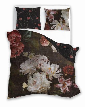 OEM Ropa De Cama De Sat&eacute;n 140x200 Con Estampado Digital De Flores Nobles