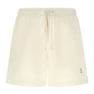 Brunello Cucinelli Hombre, Trajes de ba&ntilde;o, Blanco, Talla: XL