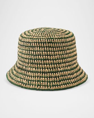 Helen Kaminski Shashika Raffia Bucket Hat