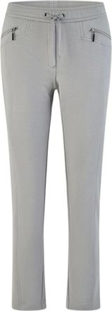 Rabe Slim-fit broek - Dames - Broeken - Grijs - Maat: 2XL