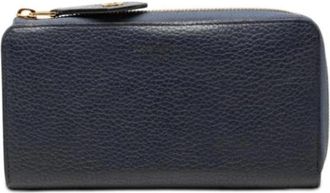 Louis Vuitton Tweedehands leren portemonnees - Dames - Vintage Accessoires - Blauw - ONE Size - Vintage