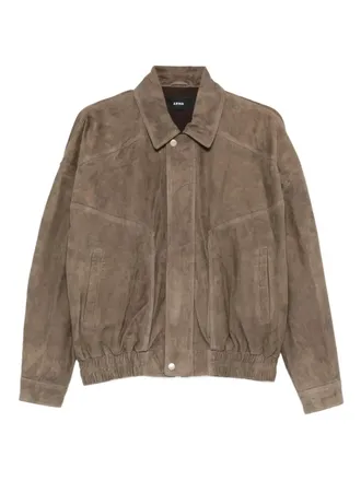 Arma Frederica collared suede jacket - women - Lamb Suede/Cotton/Polyester - 36 - Brown
