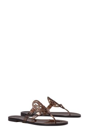 Tory Burch Miller Jelly Flip Flop in Soft Brown at Nordstrom, Size 6