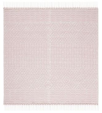 Safavieh Alfombra lana marfil/rosa 183 x 183 cm