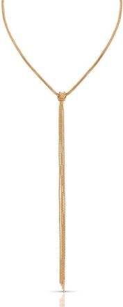 Ettika 18K Gold Plated Box Chain Y-Necklace at Nordstrom