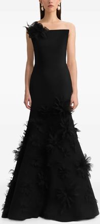 Gemy Maalouf strapless mermaid-cut gown - women - Fabric - 8 - Black