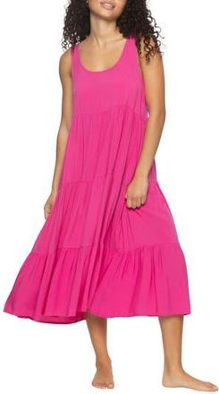 Felina Isabella Tiered Challis Nightgown in Lilac Rose at Nordstrom Rack, Size Medium