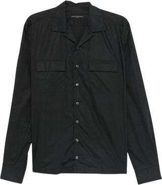 Brian Dales 002 Shirt - Heren - Casual Overhemden - Zwart - 3XL - Katoen - Overhemden