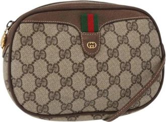 Gucci Pre-owned Cross Body Bags, female, Beige, Size: ONE SIZE Pre-owned Vintage Cross Body Bag