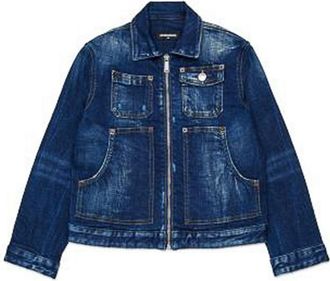 Dsquared2 Denim jacket with zip